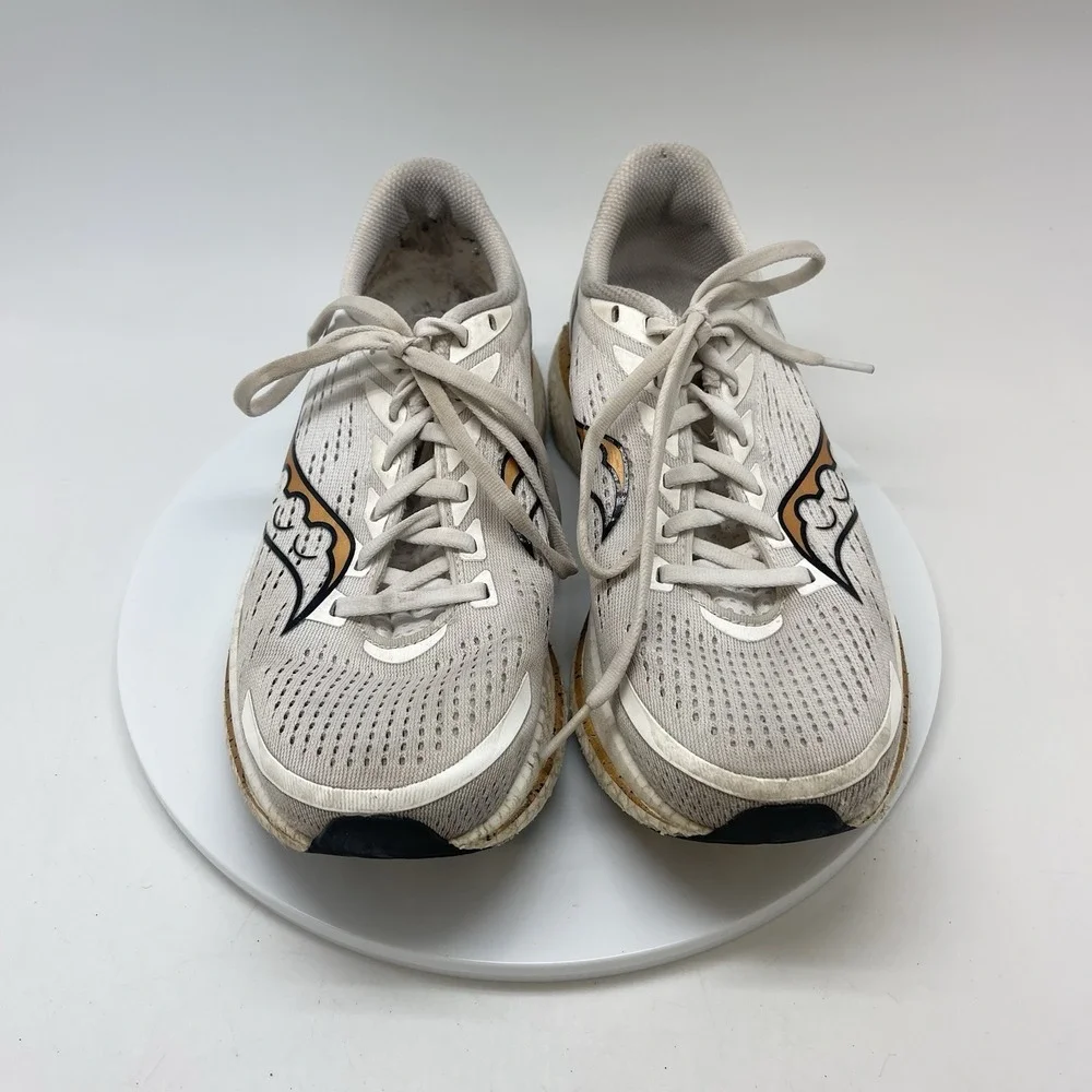 Saucony Sneakers Womens 9.5 Endorphin Speed 3‎ S10756-14 White Running Gym Shoes